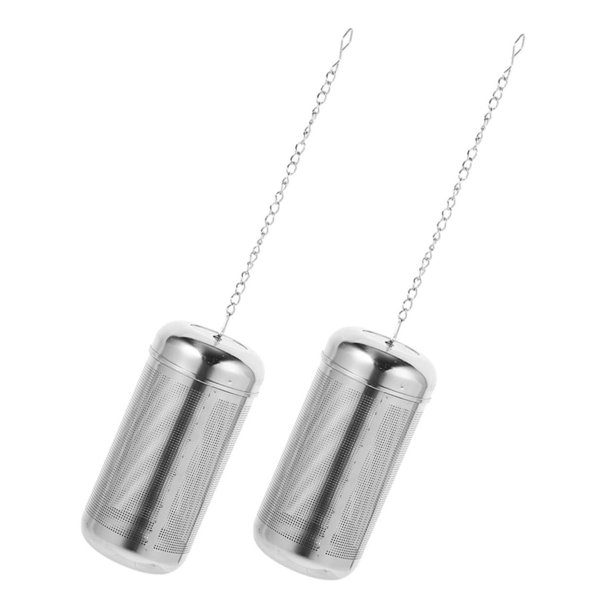 MAGICLULU 2Pcs Stainless Steel Tea Infuser Balls Versatile Strainers for Loose Tea Soup Seasoning Marinating Filter Basket with Tight Seal for Brewing and Cooking