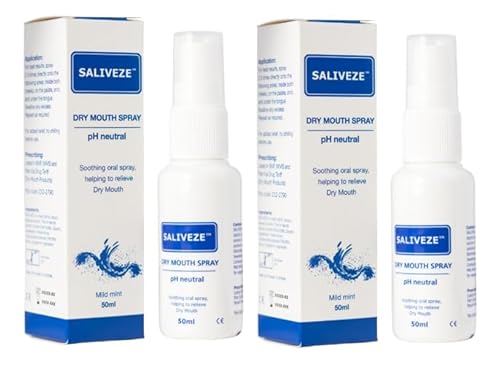 Saliveze Artificial Saliva Spray 50ml - Two Packs