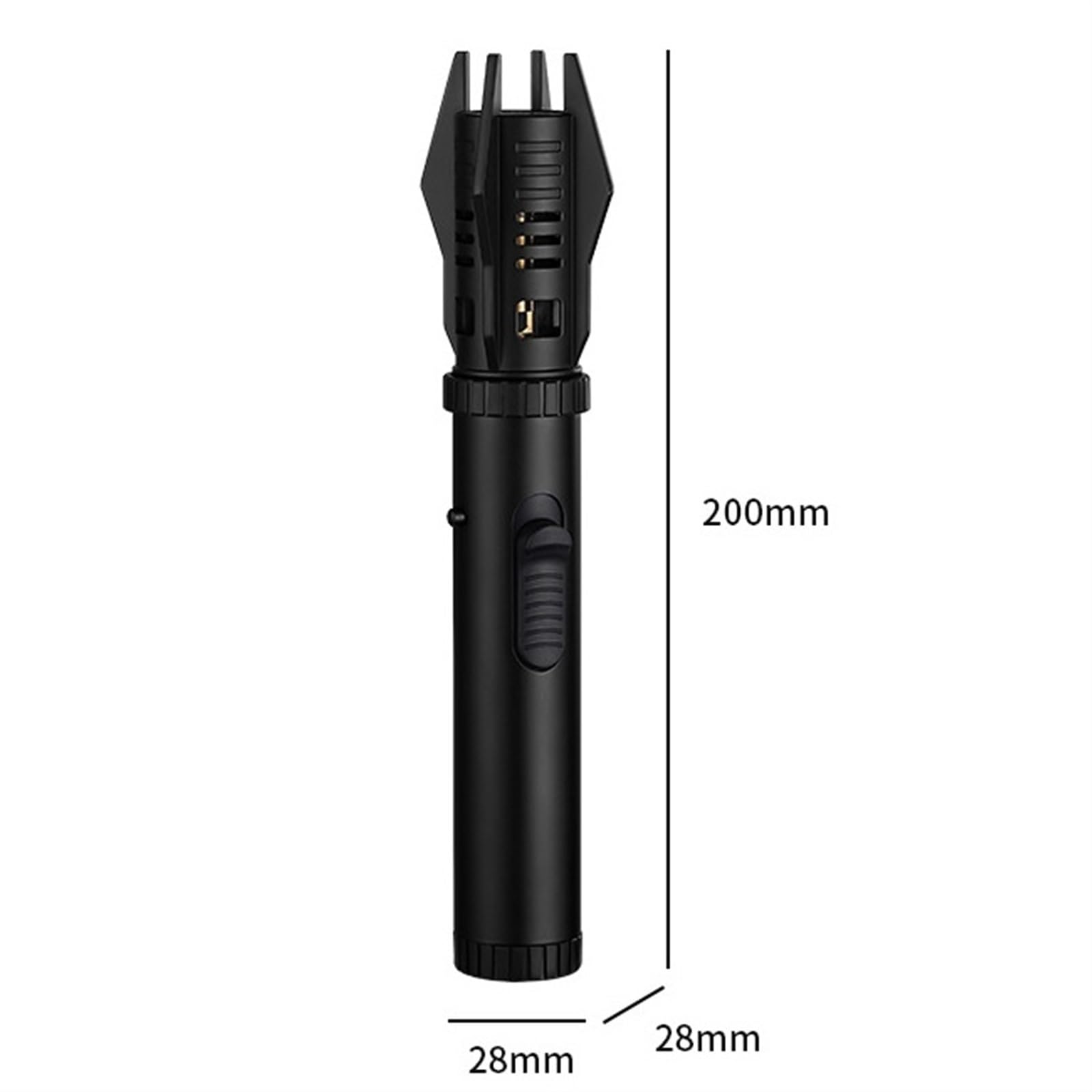 Briquet tempête Jet Flamme gaz butane Rechargeable Flamme réglable Verrouillage de sécurité Utilisation en extérieur Flamme brillante pour la survie et les urgences