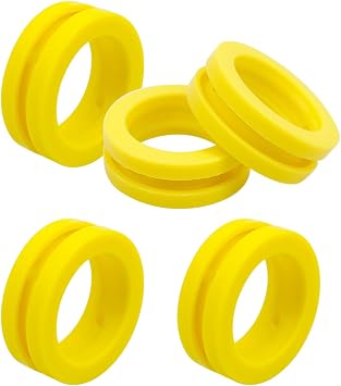 Co2 Cylinder Pink Gaskets Fit for DUO Terra Art O-Ring Sealing Gaskets of Soda Machine, Co2 Cylinder Exchange Carbonator Gaskets, 5Pack
