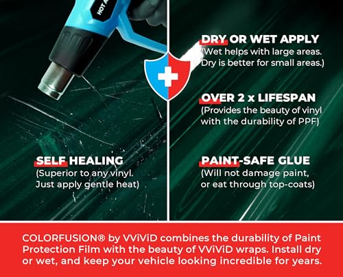 Image of ColorFusion PPF by VViViD, The Ultimate Cosmetic Hybrid Application Paint Protection Film Sample Book