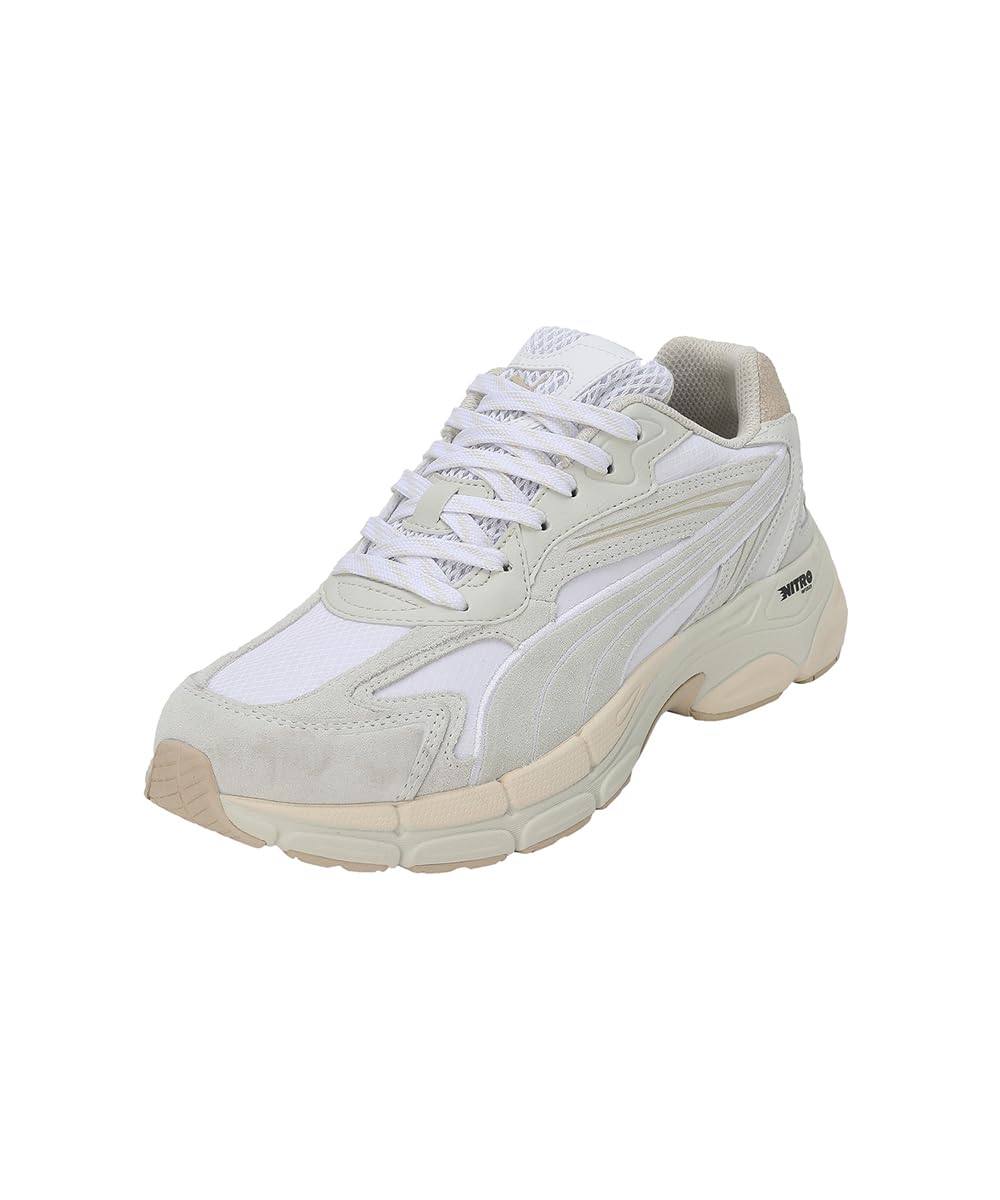 Puma Unisex-Adult Teveris Nitro Canyons White-Sedate Gray Sneaker - 7 UK (39291204) (B0BL7LXHCZ) Amazon Price History, Amazon Price Tracker