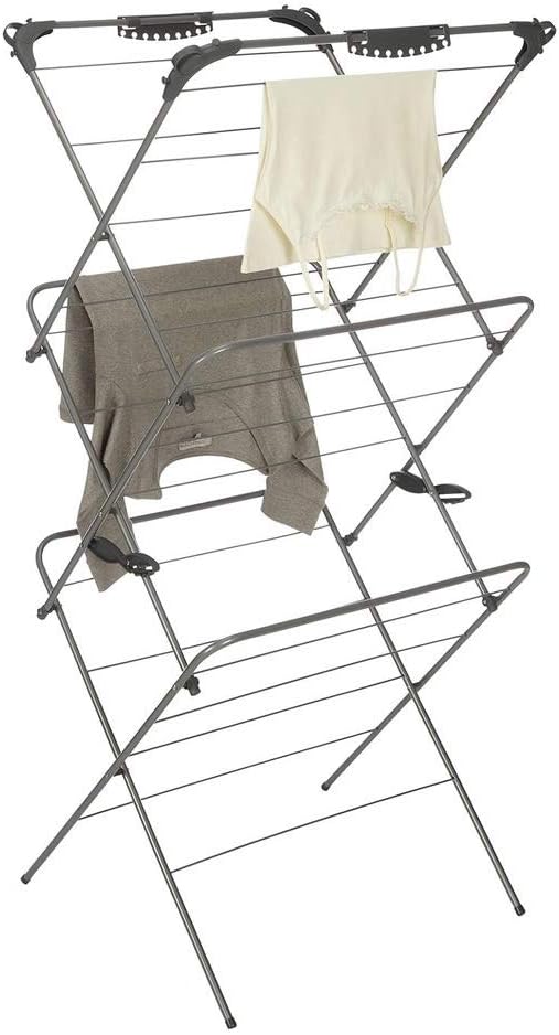 CALITEK 3 Tier Deluxe 15m Clothes Drying Airer Rack, Indoor and Outdoor