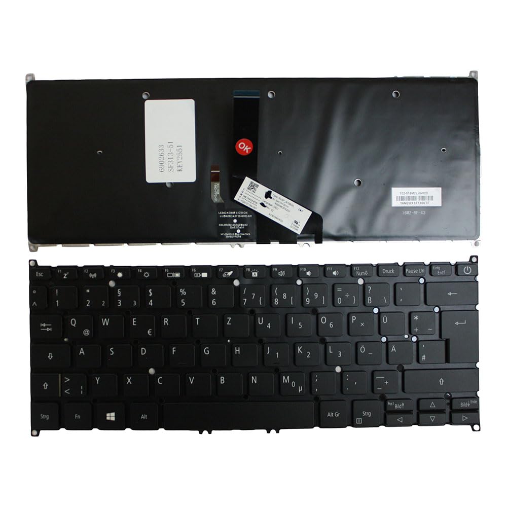 Clavier pour Ordinateur Portable PC de Remplacement Acer Swift SF313 - 2