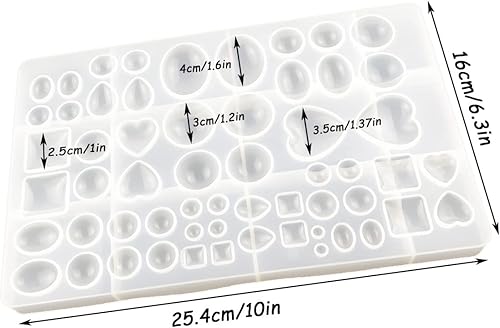 Miniatura 2 de Molde de fundición de joyería de resina de silicona, moldes de joyería de resina, para proyectos de manualidades, manualidades, colgante de regalo,