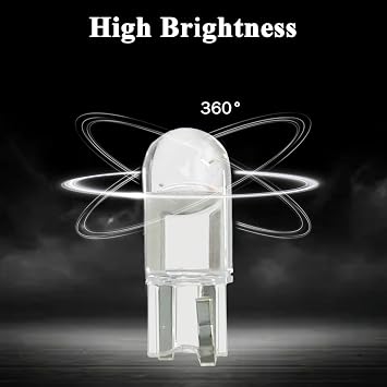 30 PCS 194 LED Car Bulb, 194 LED Light Bulb White 6000K, 168 2825 W5W T10 Wedge COB LED Replacement Bulbs Error Free for Car Dome Map Door Courtesy License Plate (Blue)