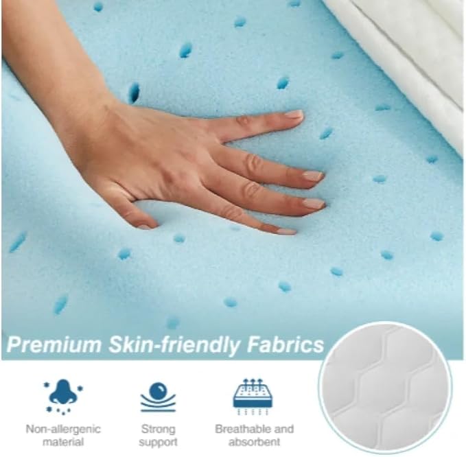 Almohada Memory Foam Standard Blanca con Funda Removible miniatura 4