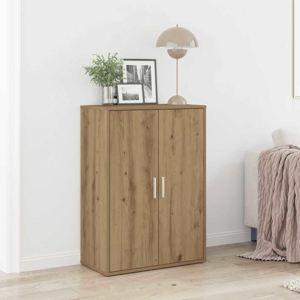 vidaXL Sideboard Artisan-Eiche 60 x 31 x 84 cm Holzwerkstoff, Esszimmer Sideboard, moderner Stauraum, rechteckiges Regal, praktische Möbel für Dein Zuhause