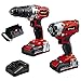 Price comparison product image Einhell 18V Cordless Drill and Impact Driver Set with 2 x Batteries, Charger and Storage Bag, Power X-Change 4257214