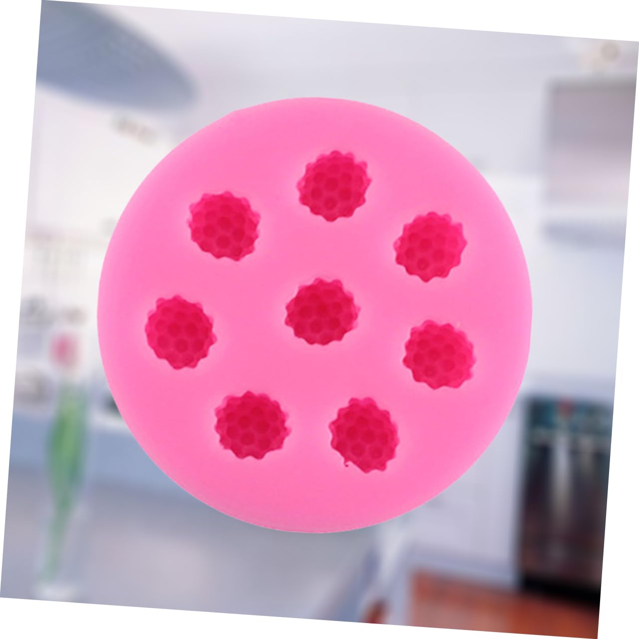 Amosfun 3 Stk Kuchenform Cupcake-Topper DIY-Form Cakesicles Schimmel Formen aus Kuchen Topper Silikonformen schokoladenform silikongießform Geleeform Kuchendekorationswerkzeug Rosa