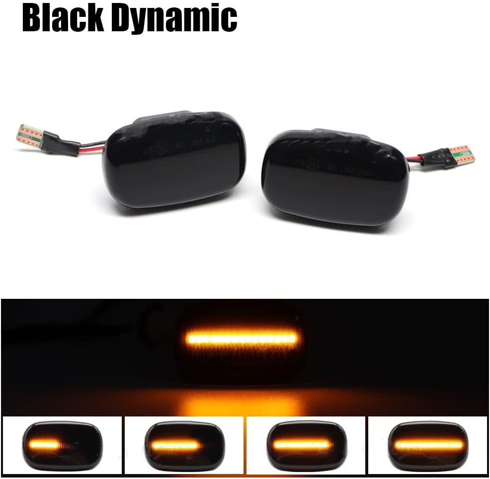 Dynamic Blinker LED Turn Signal Light Side Marker Amber Indicator Lamp Car Bulb for Lexus GS 300 JSZ RX XU1