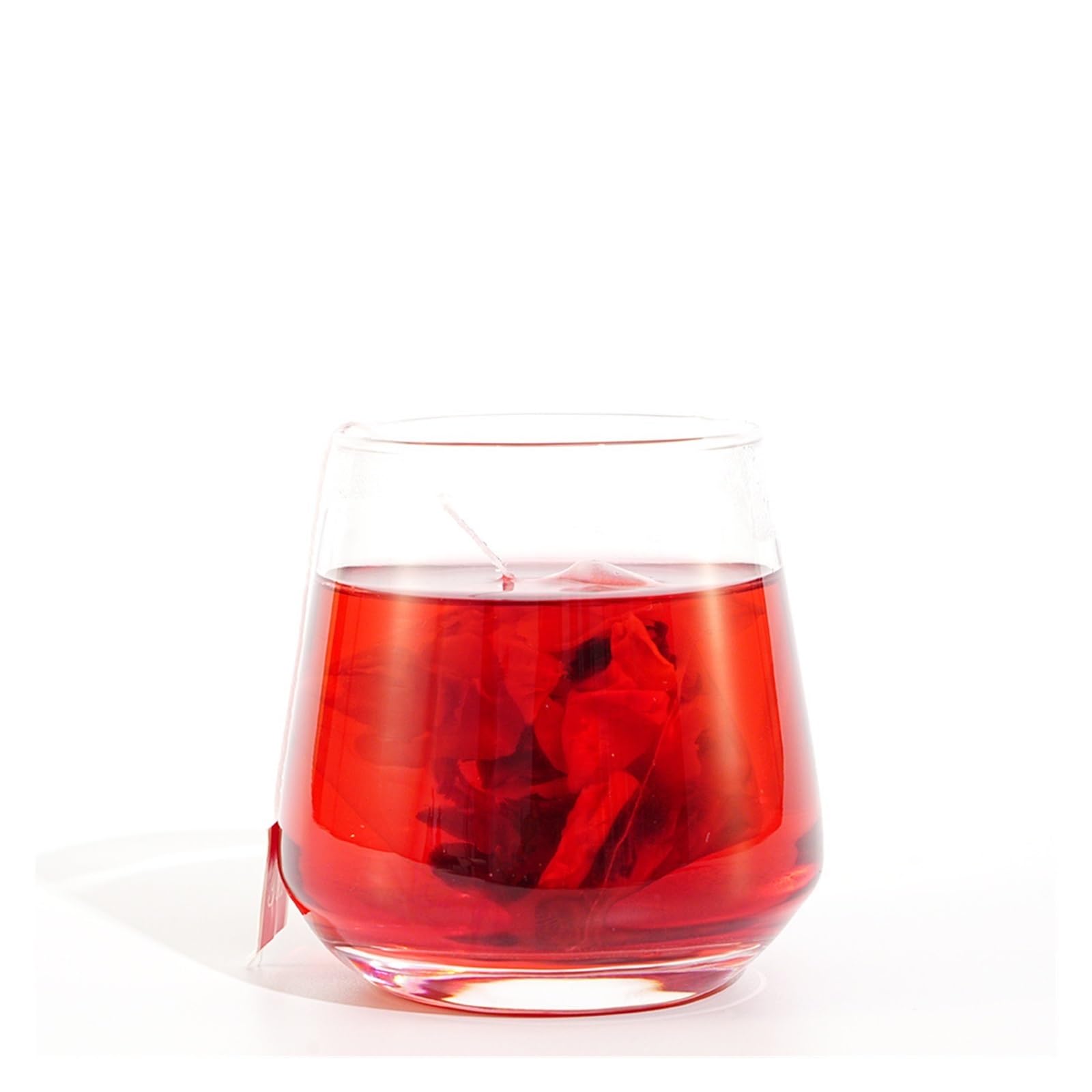 Tè Alla Rosa E Ciliegia 50g, 10 Bustine Confezionate Singolarmente, Miscela Di Frutta E Fiori(4pcs)