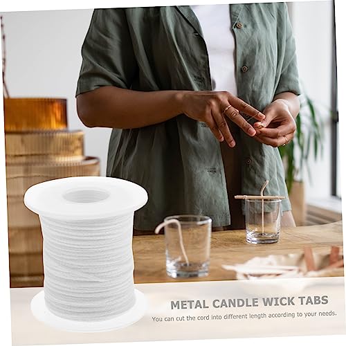 NUOBESTY rollo de mecha de algodón para hacer velas miniatura 3