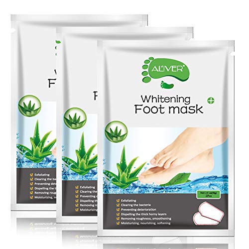 Foot Peel Mask 3 Pack of Peeling mask, Natural Foot Care Exfoliating mask, Treatment Repairs Cracked Heels, Calluses & Removes Dead, Dry Skin for Baby Soft Touch Feet