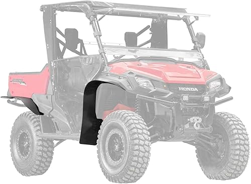SuperATV Guardabarros, guardabarros, guardabarros, guardabarros de barro compatibles con Honda Pioneer 1000 y 2023+ Pioneer 1000-6 2016-2021, disponible en Yaxa Mexico