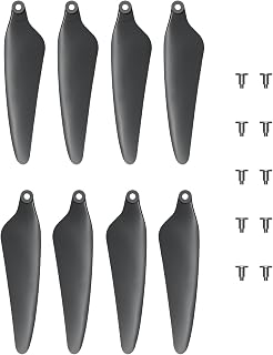 UranHub G30 4K Drone Propellers, Set of 8 with 10 Screws, Grey