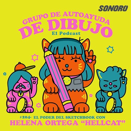 Ep. 204 - Entrevista con Helena Ortega "HELLCAT": EL PODER de los SKETCHBOOKS