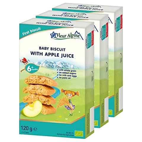 Fleur Alpine Baby Biscuits with Apple Juice Cover