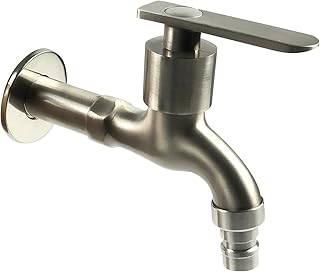 Lengthen Cold Water Tap G1/2 Interface Wall Mounted Washing Machine Tap for Laundry Bathroom Garden