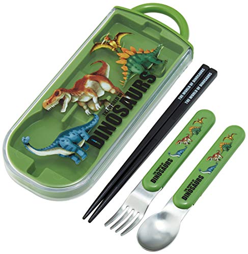 スケーター 子供用 Ag+ 抗菌 トリオセット 箸 スプーン フォーク ワールド オブ ダイナソー 日本製 TACC2AG-A