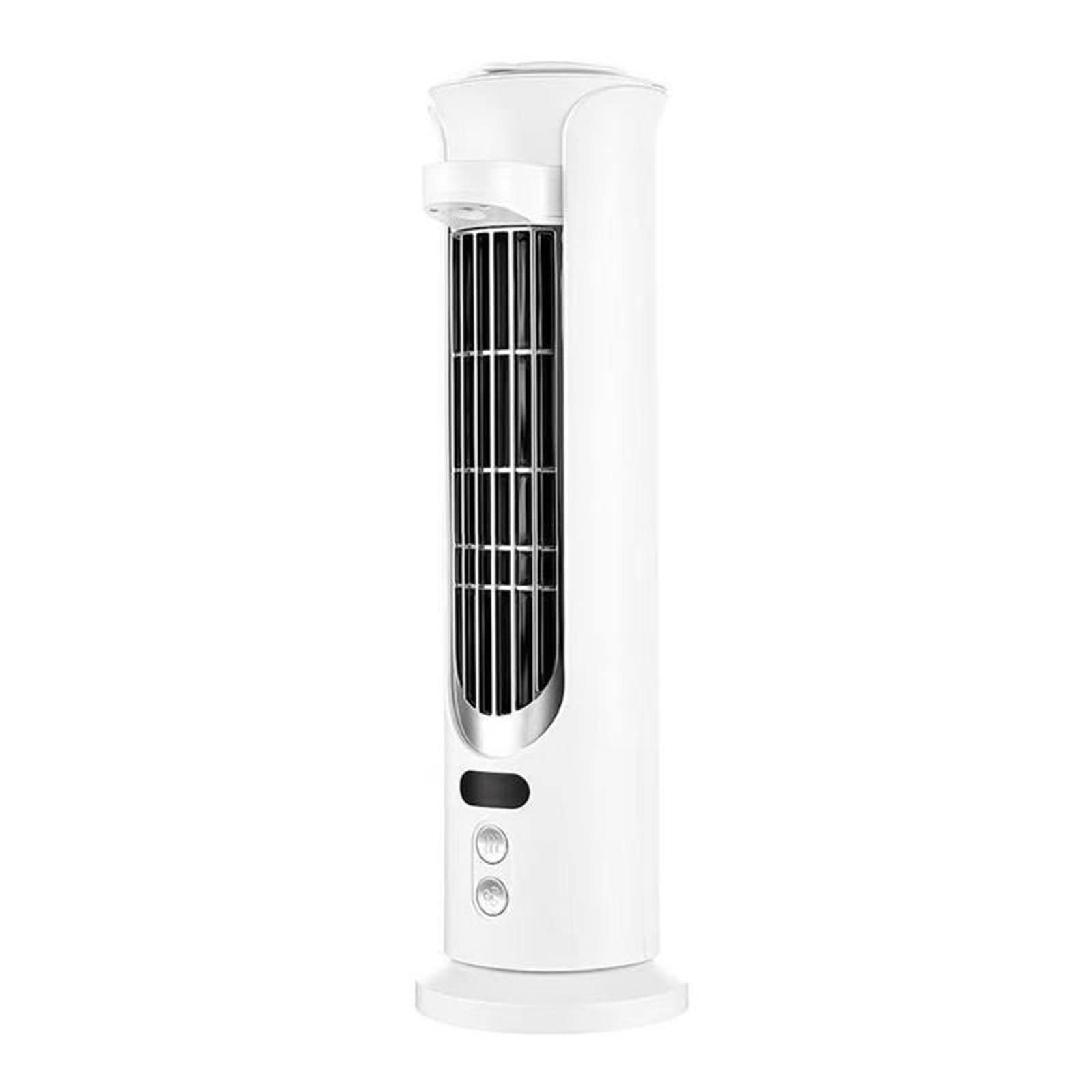 DSUBAN Portable Ac Air Conditioner Portable quiet air conditioning tower fan quiet typhoon cold humidifier fan (Color : White)