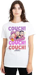 KPop Demon Hunters Damen Kpop Demon Hunters Huntrix Couch Couch Couch Ladies T Shirt, White T-Shirt (1er Pack)