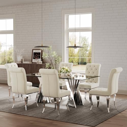 Novogratz Brittany Tufted Dining Table