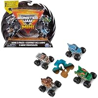 MONSTER JAM - 5 PACK MONSTER TRUCK- Pack Oficial de 5 Mini