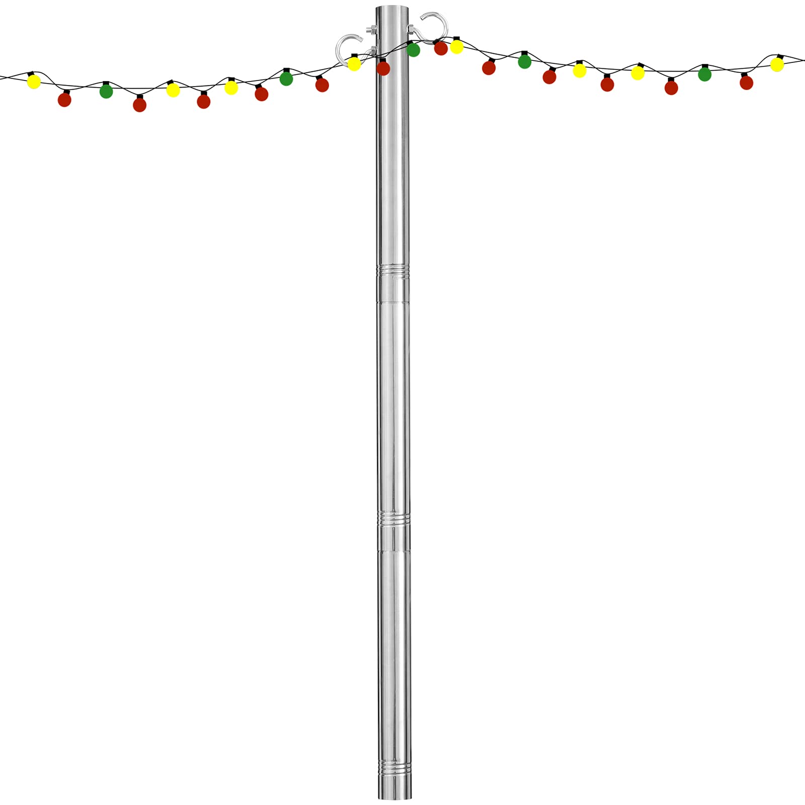 Buy FLY HAWK String Light Pole, 51 mm String Light Terrace 11FT Garden