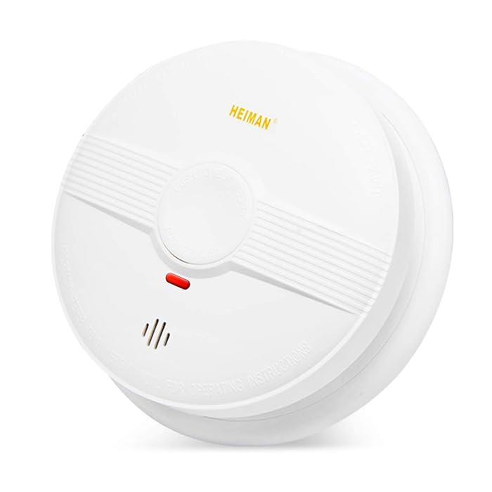 Buy HIMAN 10 Year Optical Smoke Alarm Detector, 10 Year Life Battery