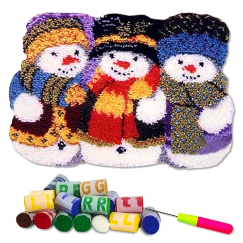 DL-YTG Snowman Latch Hook Kit