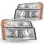 Chrome Housing with Amber Reflector