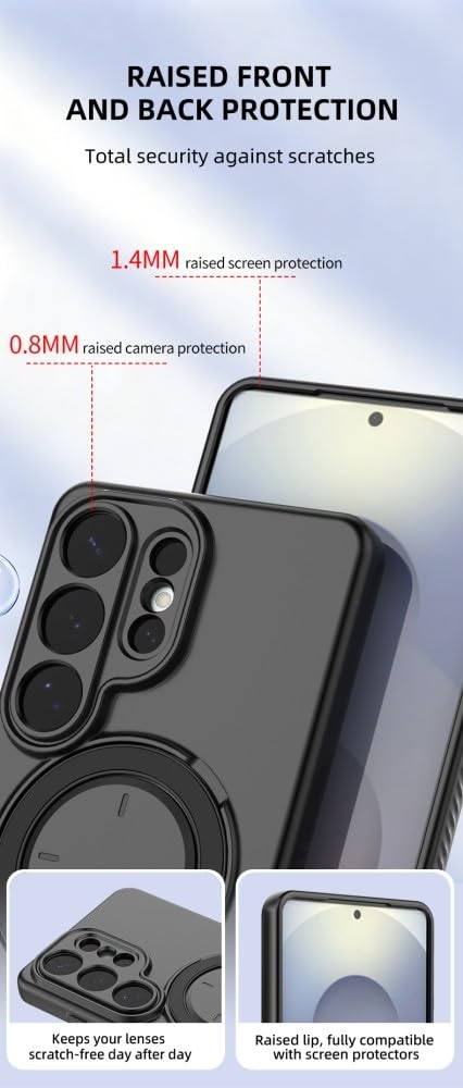 Generic etui kompatybilne z Xiaomi Redmi Note 15 4G (kolor: czerwone wino) etui obrotowy metalowy pierścień stojak silikonowa osłona