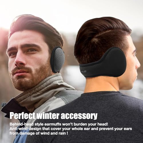 اغطية اذن شتوية للرجال والنساء قابلة للتعديل من دويناري مكونة من قطعتين