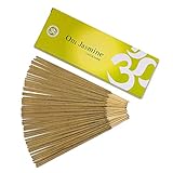 Om Jasmine Incense contiene más de 90 varitas de incienso grandes y fáciles de encender en cada paquete