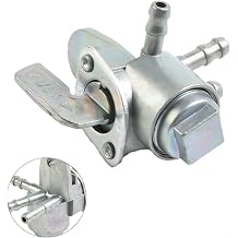 Aluminum 3 Way Fuel Petcock for Dirt Bike for atv Motorcycle - Gas Tank Valve Switch - Easy Install Shut Off System