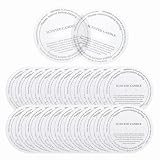 QUARKZMAN 60 Pcs Couvercles Anti-Poussière Pour Bougies, 6.5cm/2.6