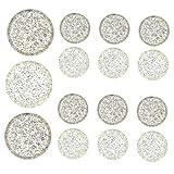 DOITOOL 30 Stück Teiliges Planner Discs Kunststoff Binder Discs Bunte Leichte und Langlebige...