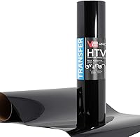 Vista 20 de VVIViD V2 Powerplay Premium Line HTV película de vinilo de transferencia de calor (negro, 1 pie x 3 pies)