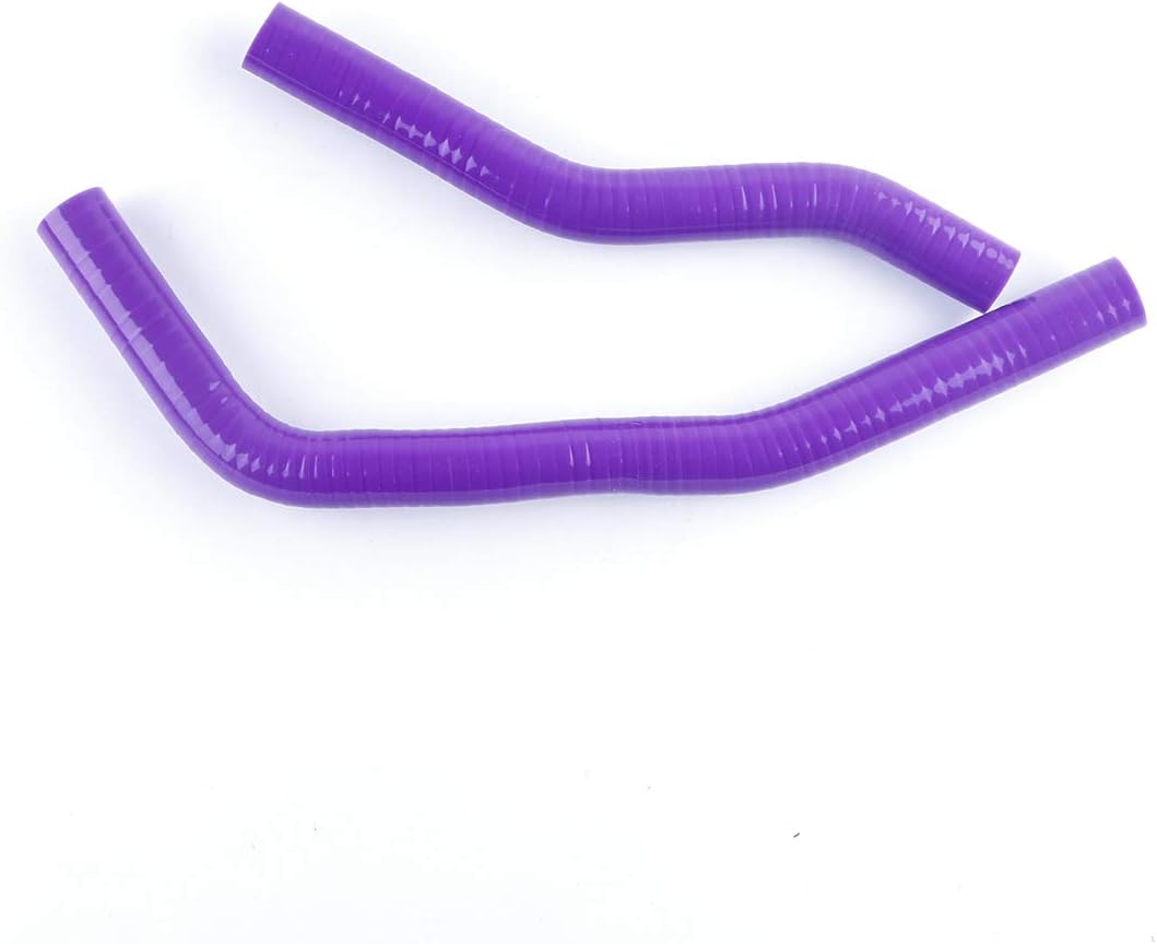 Silicone Radiator Hose Pipe Kit for 1992-2001 SUZUKI RM 80 (Yellow)