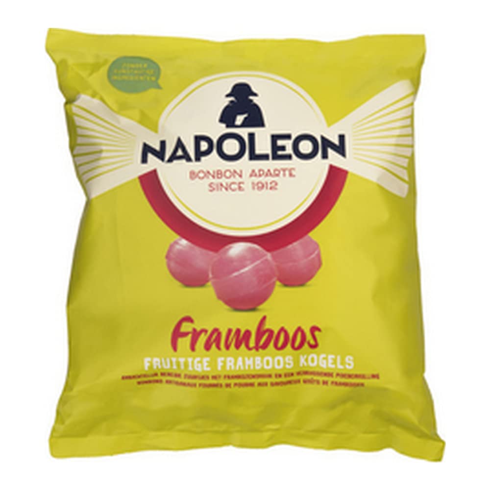 Napoleon Caramelos | Frambuesa | Caramelos Napoleon | Caramelos Holandeses | 1 Pack | 5000 Gramo Total