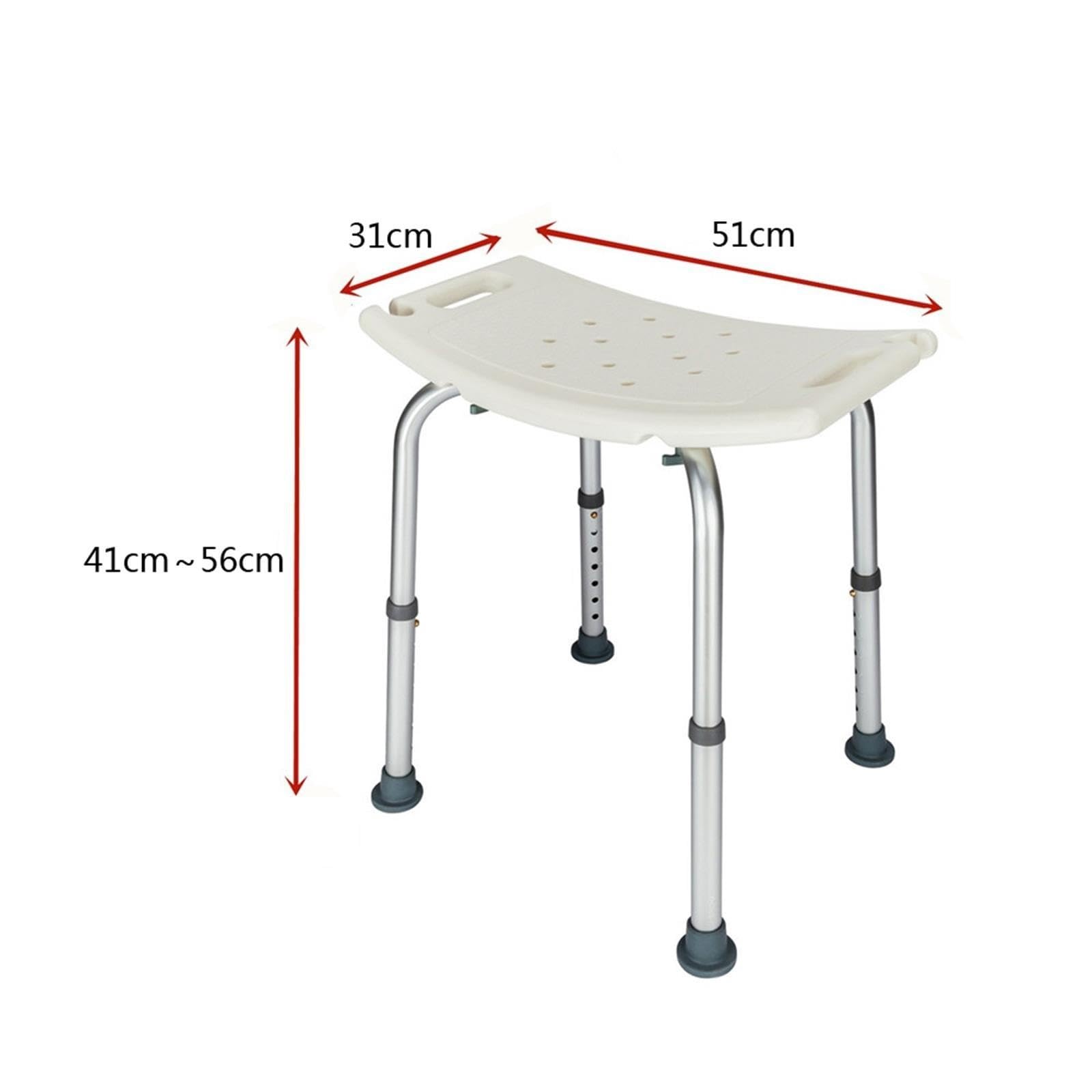 Taburete Baño Silla de baño con 7 Niveles