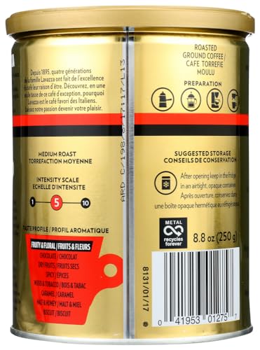 Image of Lavazza Coffee Grnd Qualita Oro Can2