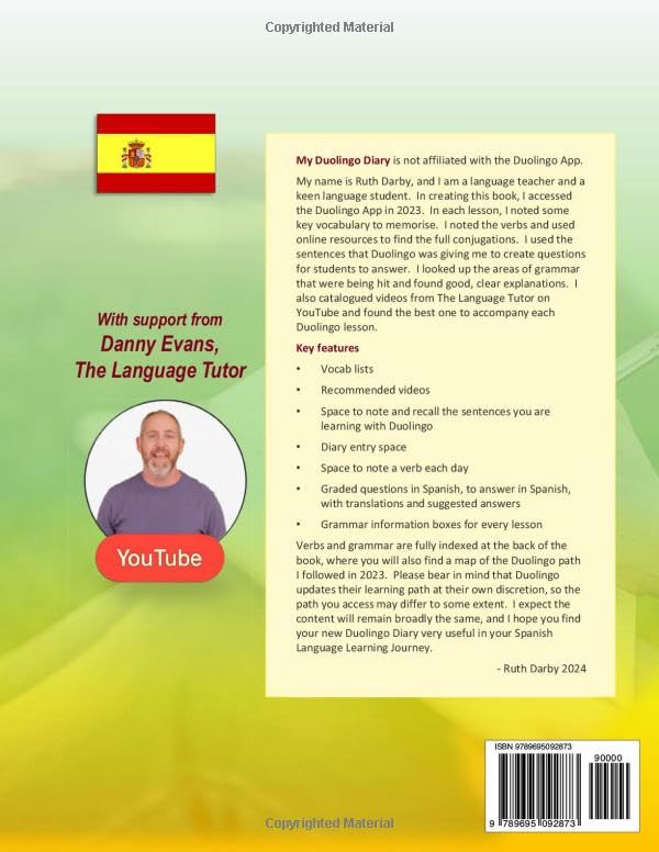 My Spanish Duolingo Diary (Unofficial!): Level A1 and A2, Beginner and Elementary Spanish Vocabulary, Grammar, Reading and Writing - Image 2