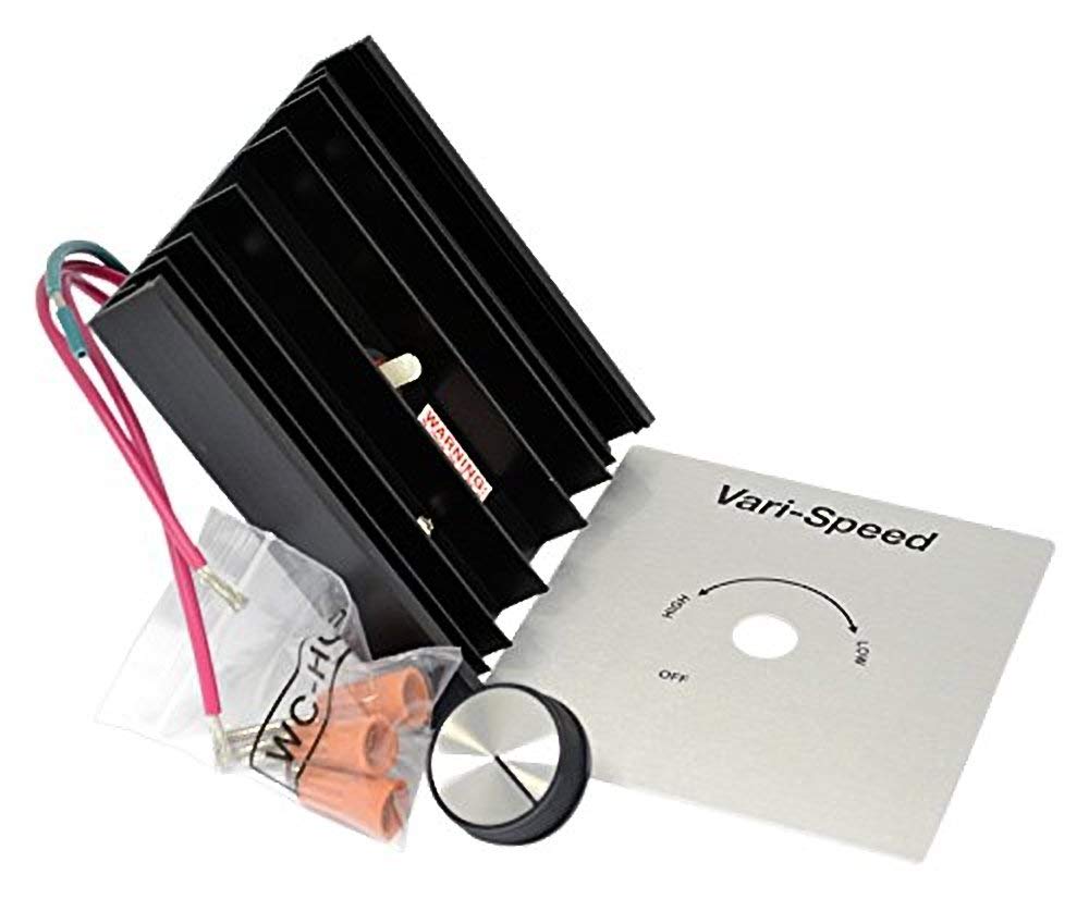 KB Electronics Model KBWC-210K Variable Speed Fan Control, Wall Mount, Rated 10.0 Amps @ 240 VAC for use with Shaded Pole and PSC Motors