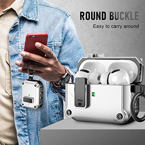 Image of Compatible with Airpods Pro 3 Case(2025),for Airpods Pro 3rd Generation Cases Cover with Keychain Cleaner Kit Soft Silicone Shockproof Cover for Women Men