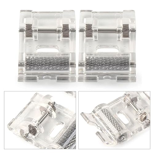 Lirun 2 pcs CY-722W Pie Prensatelas para Máquina de Coser miniatura 3