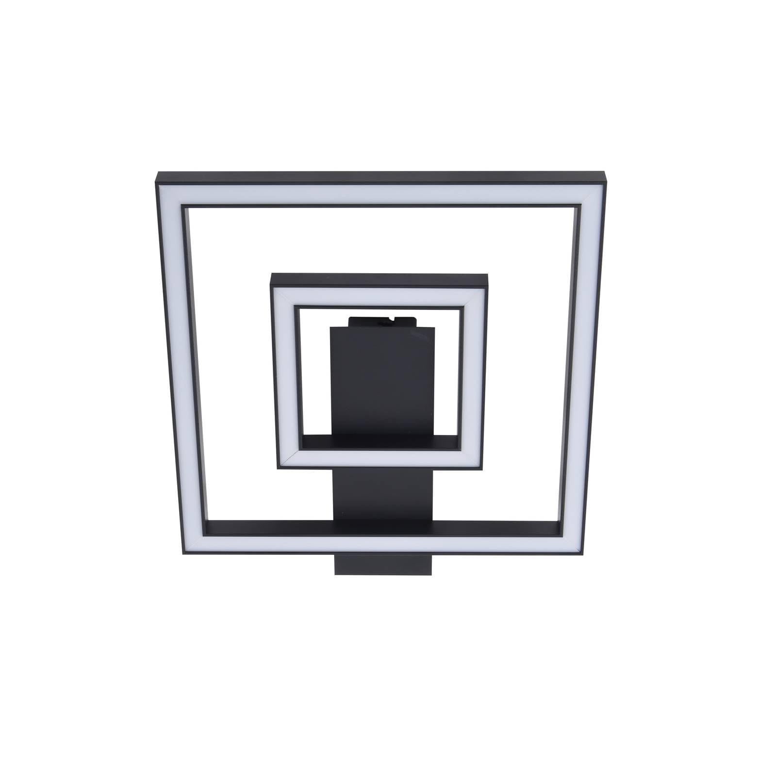 Lindby Black Led Ceiling Light Madamo (Modern) In Made Of Aluminium For E.g. Living Room & Dining (2 Light Sources,) From Ceiling Lamp,