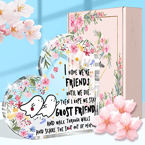Petitian-Friend-Choice-for-Women-Unique-Funny-Birthday-Female-Choice-for-Womens-Teen-Girls-Bestie-Cool-Cute-Heart-Clear-Acrylic-Choice-Friendship-Thank-You-Choice-Paperweight-Keepsake-for-Best-Friends