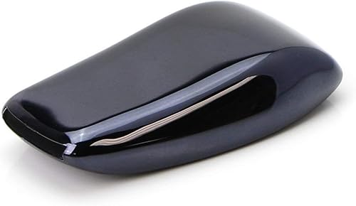 Miniatura 7 de iJDMTOY Funda protectora para llavero de TPU con acabado cromado negro compatible con Mercedes Clase E 2017 en adelante, Clase S 2018 en adelante,